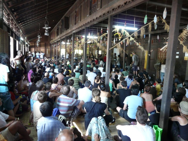 Iban Longhouse drum workshop